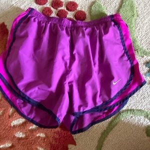 purple nike shorts